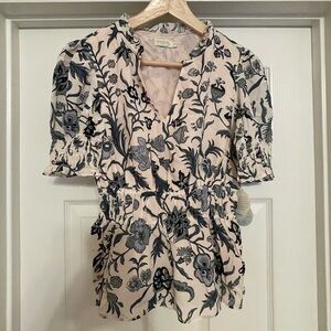 Spartina 449 Shirt Blue and White Size XXS - NWT